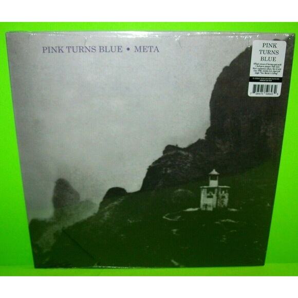 Pink Turns Blue ‎Meta SPLATTER Colored Vinyl LP 1st Pressing 100 Purple Clear - Picture 1 of 4